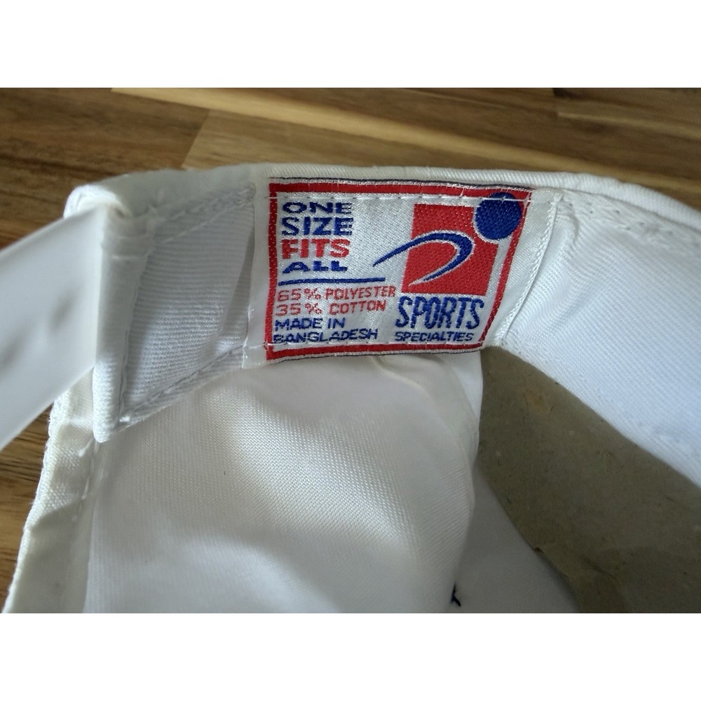 Vtg 1990s Sports Specialties USA Baseball White & Navy Blue MLB Snapback Hat Cap - Picture 5 of 7
